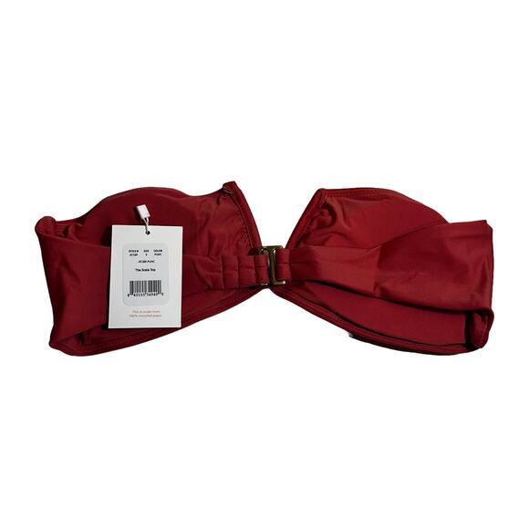 NWT Andie Swim The Scala Bikini Top Punch Small Beach Pool Resort Spring Break - Picture 2 of 5